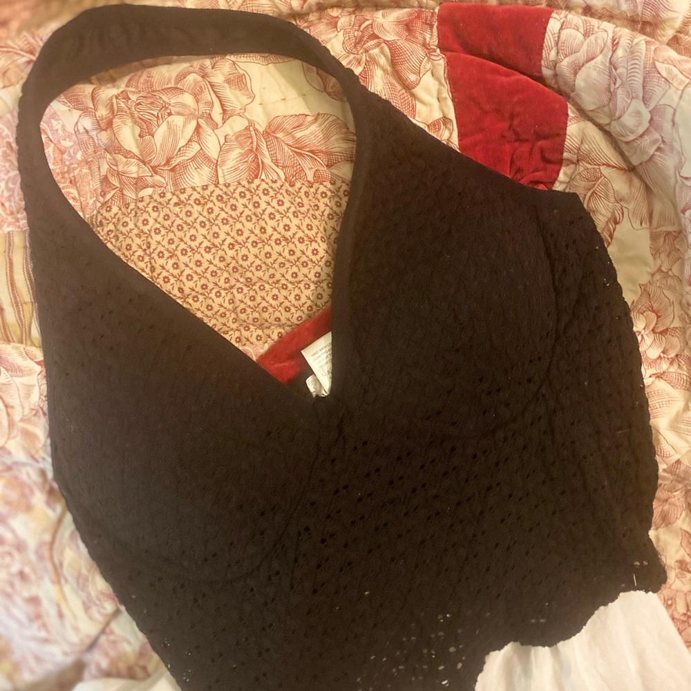 Black Halter Top